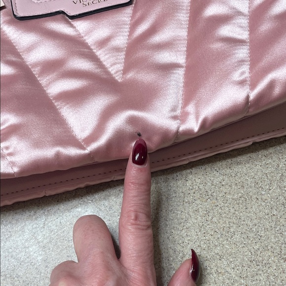 Victoria's Secret Light Pink Satin Wristlet - Picture 7 of 8